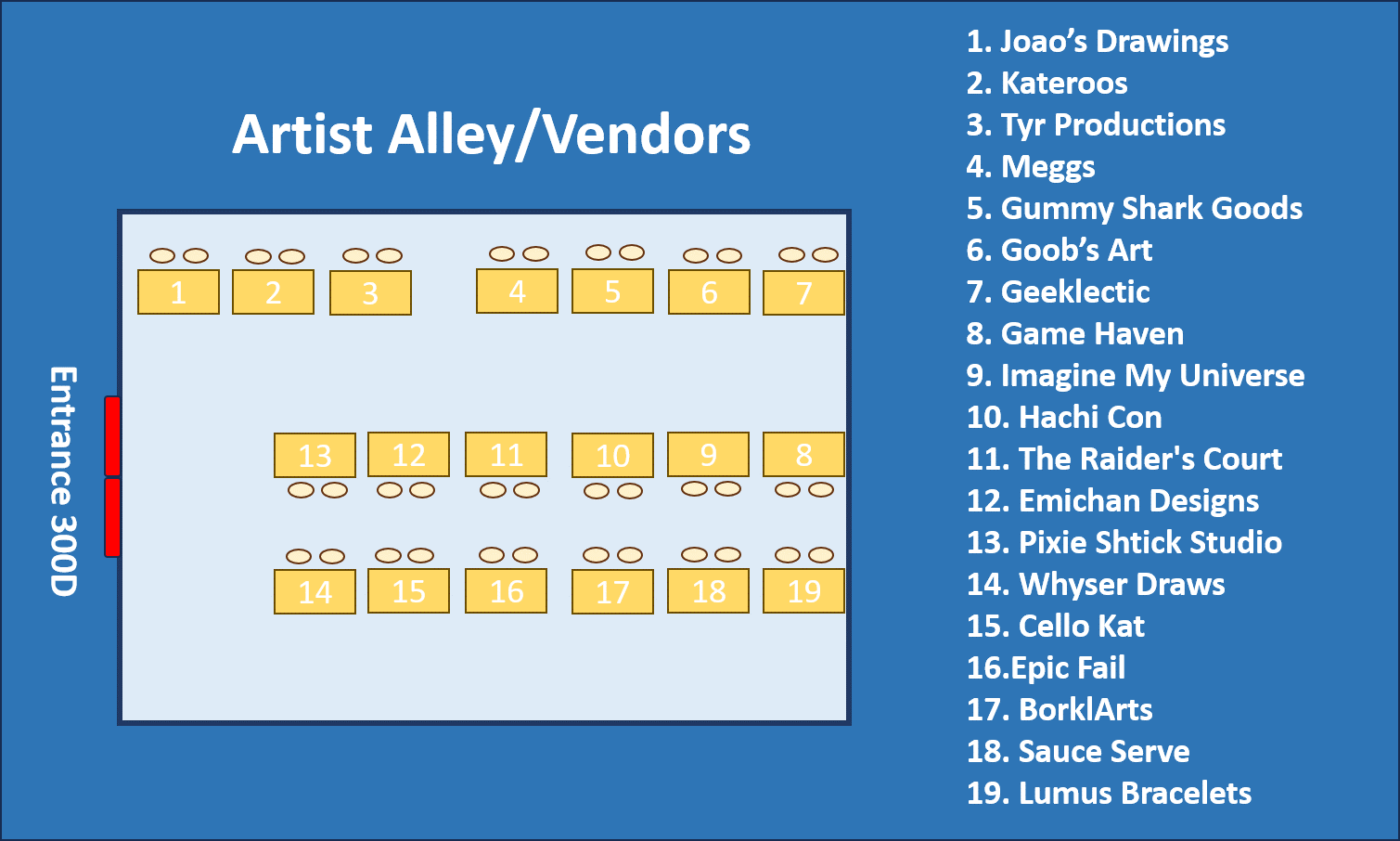 AA-Vendors map